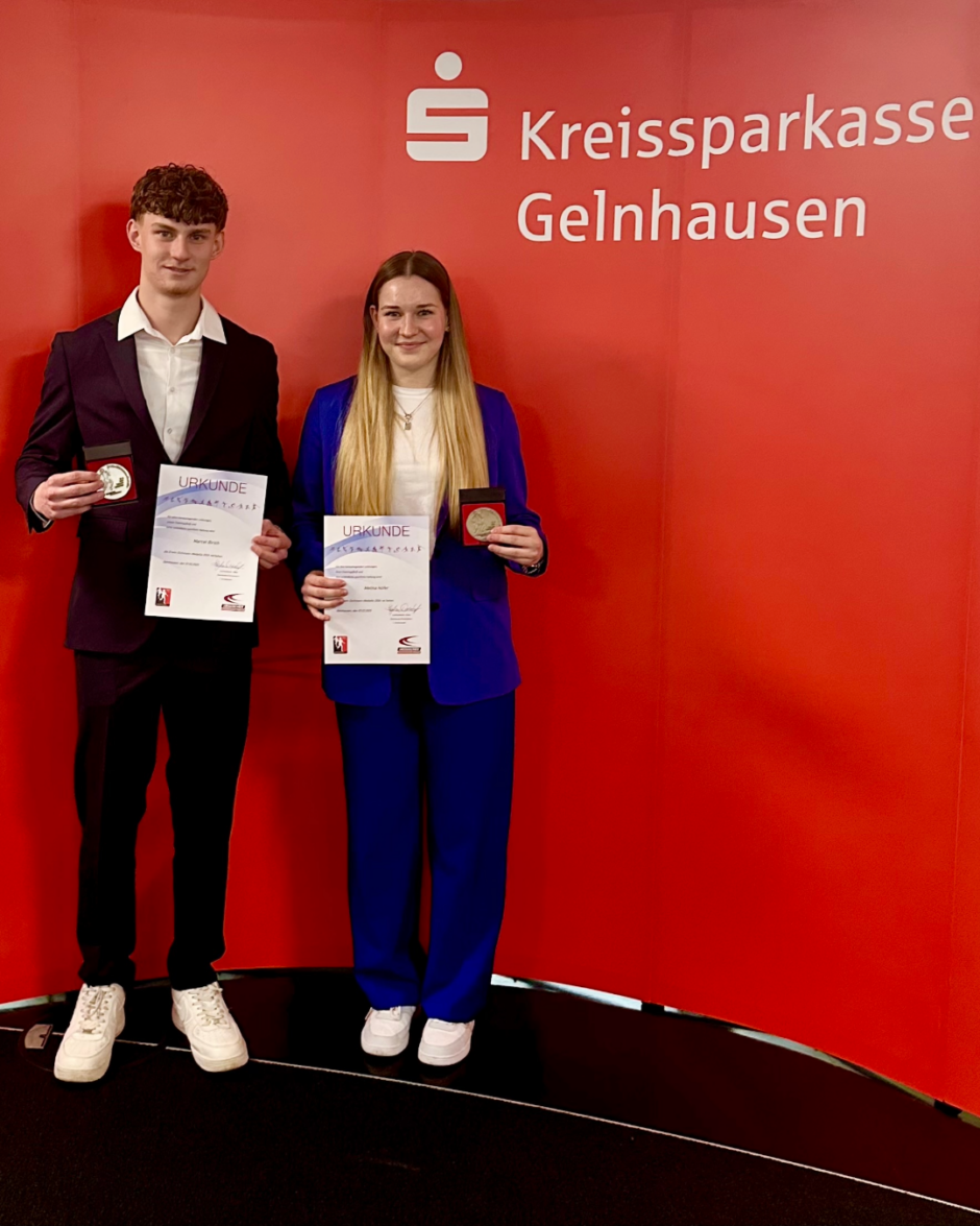 Erwin-Sichmann-Medaille für Melina Höfer und Marcel Birich – Leichtathletik-Kreis Gelnhausen-Schlüchtern zeichnet erfolgreiche Nachwuchsathleten aus