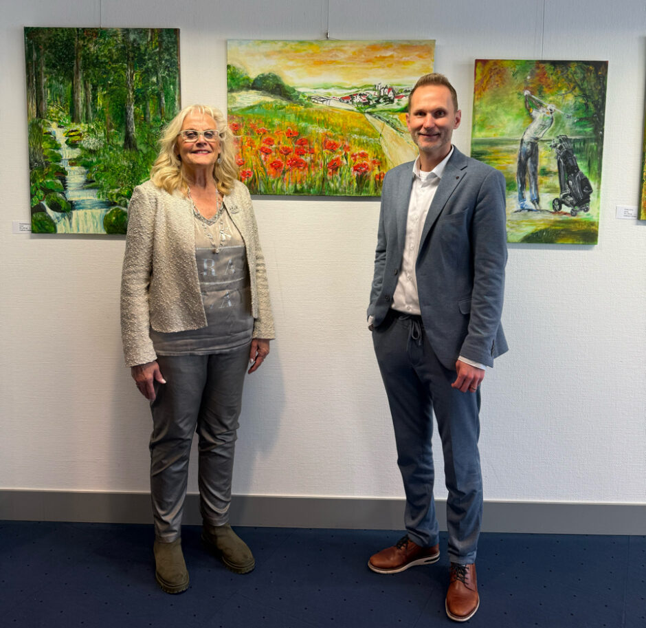 „VISIONEN“ – Ausstellung von Gudrun Utschig in der Kreissparkasse Gelnhausen