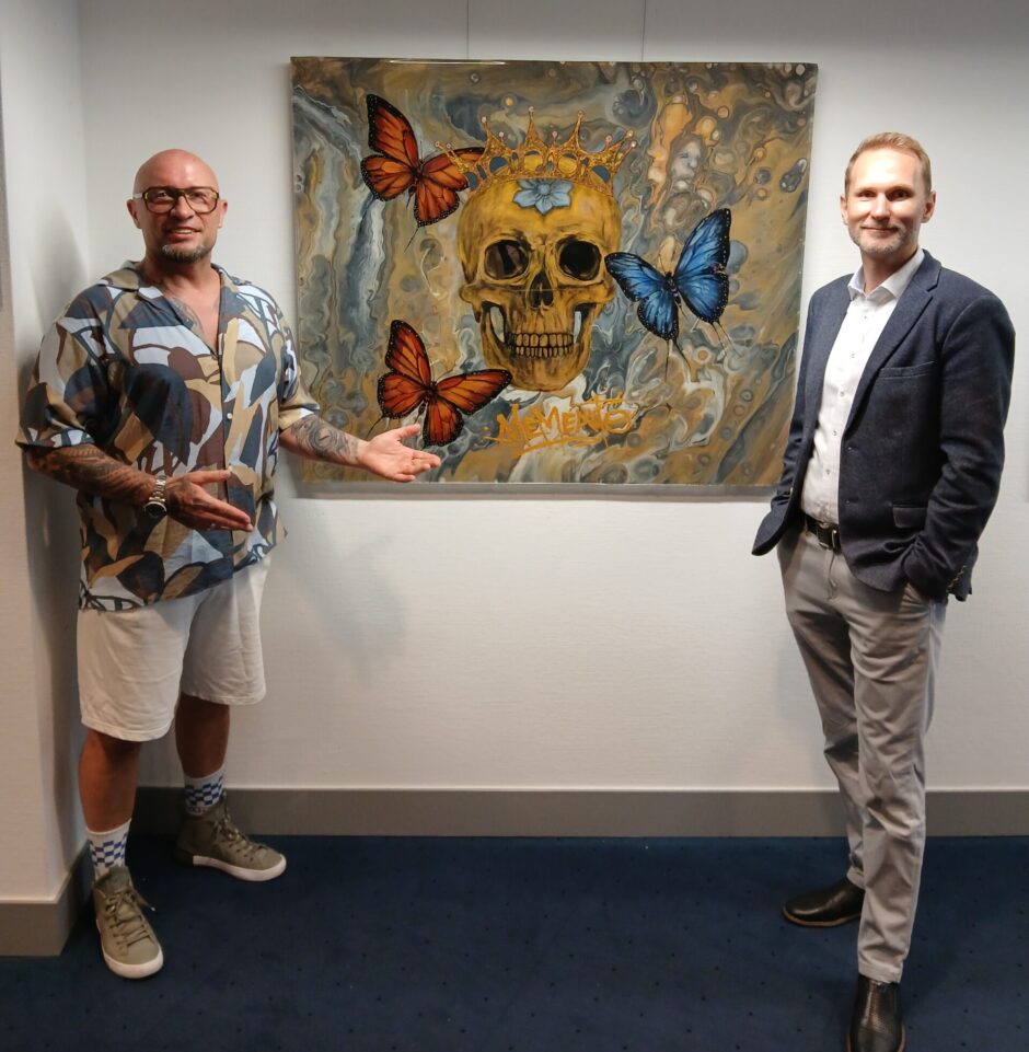 „Resonanz“ – Ausstellung von Hans-Joachim Habersack in der Kreissparkasse Gelnhausen